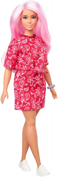 Mattel Barbie Fasionistas Modne Przyjaciółki 151 Lalka Różowe Włosy FBR37 GHW65