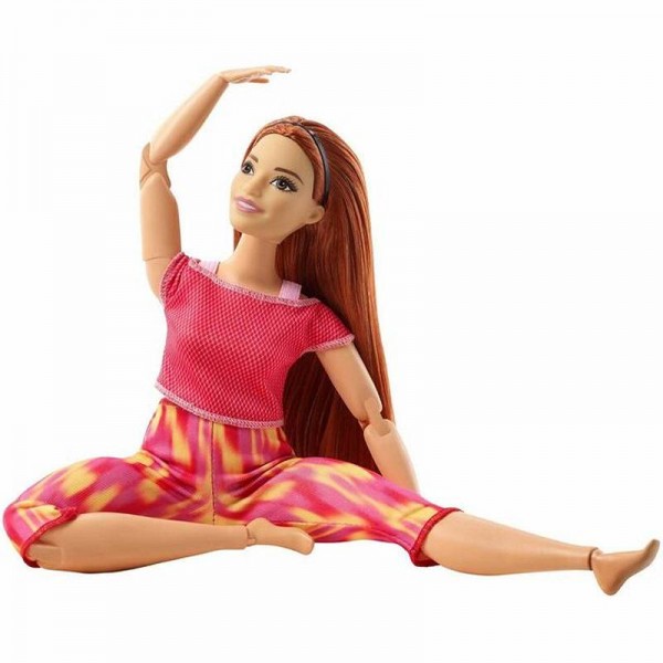 Mattel Barbie Made To Move Gimnastyczka Rudowłosa FTG80 GXF07