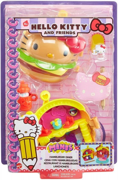 Mattel Hello Kitty Miniprzygoda Hamburger GVB27 GVB28