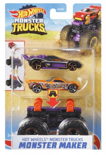 Mattel Hot Wheels Monster Truck Maker Bone Sharkruser GWW13 GWW16