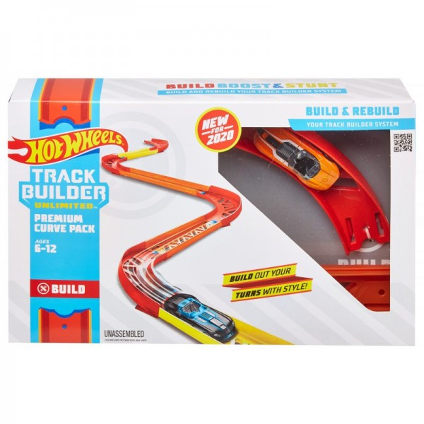Mattel Hot Wheels Track Builder Zestaw Zakręt GLC87 GLC88