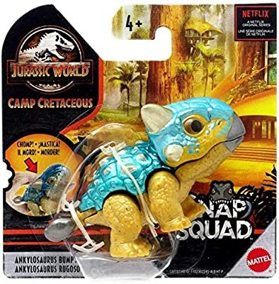 Mattel Jurassic World Snap Squad Ankylozaur Bumpy GGN26 GMT87