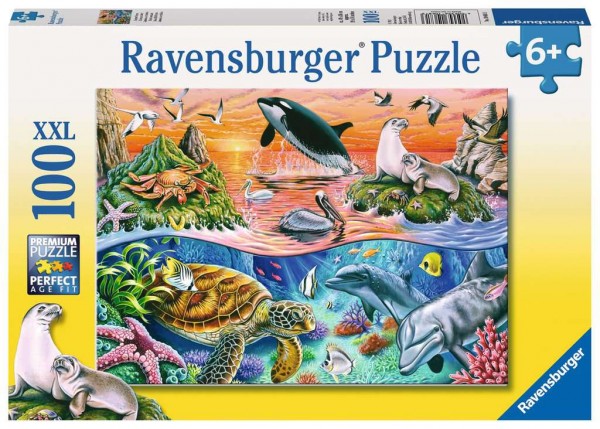 Ravensburger Puzzle 100 Wzburzony Ocean 106813