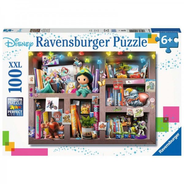 Ravensburger Puzzle 100 XXL Bohaterowie Disney'a 104109