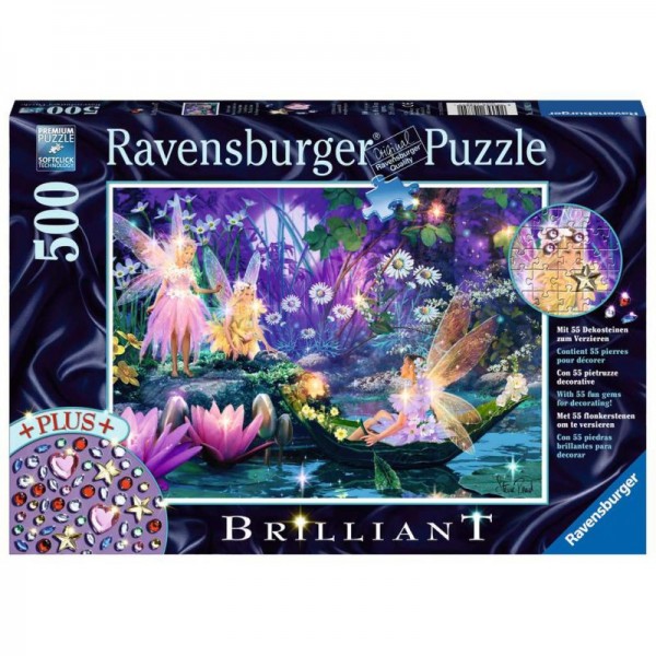 Ravensburger Puzzle 500 Diamentowe W bajkowym Lesie 148820
