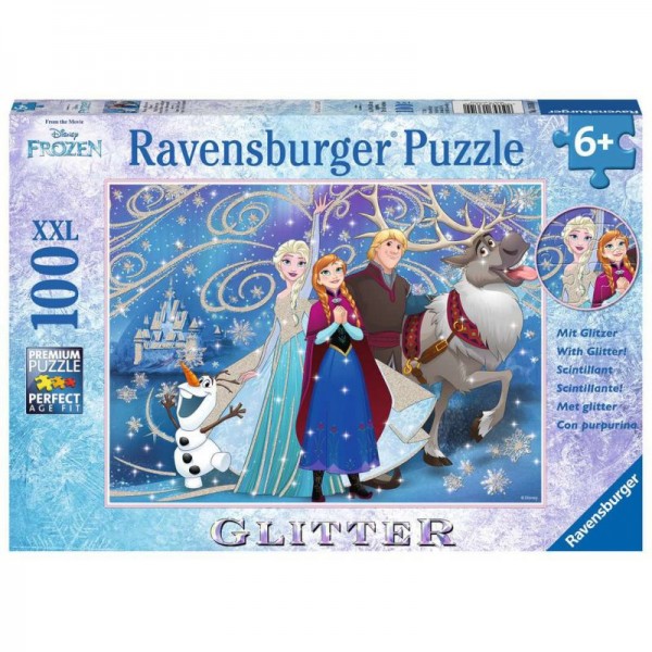 Ravensburger Puzzle Błyszczące 100 Frozen 136100