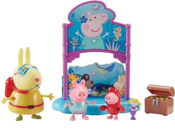 Tm Toys Świnka Peppa Podwodny Świat Zestaw 3 figurki i akcesoria PEP07172