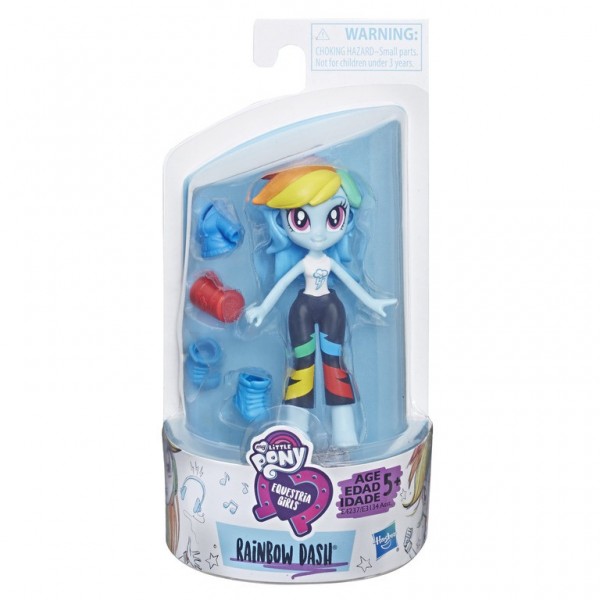 Hasbro My Little Pony Equestria Girls Minis Modne Mini Laleczki i Rainbow Dash E3134 E4237