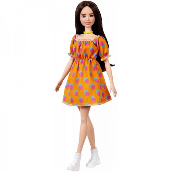 Mattel Barbie Lalka Fashionistas Sukienka w Kropki GRB52