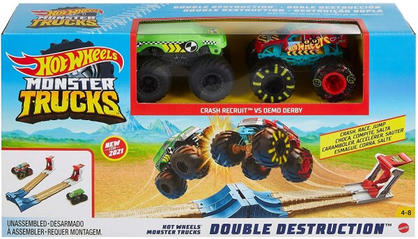 Mattel Hot Wheels Monster Trucks Podwójna Demolka GYC80