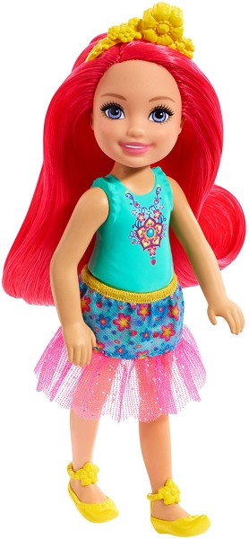 Mattel Lalka Barbie Chelsea Dreamtopia Czerwone Włosy GJJ93 GJJ97