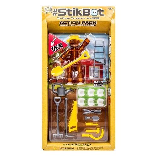 Stikbot Action Pack Farmer Brązowy TST620