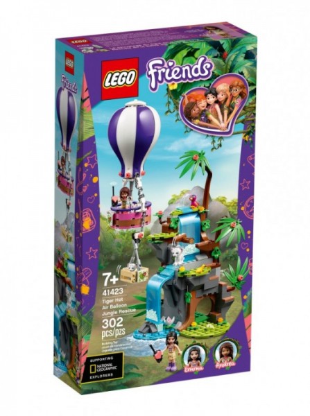 Lego Friends Balonem na ratunek tygrysowi 41423