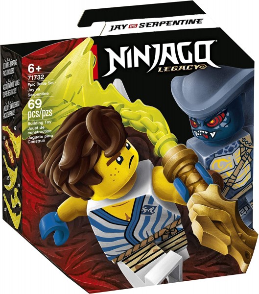 Lego Ninjago Epicki zestaw bojowy Jay kontra Wężon 71732