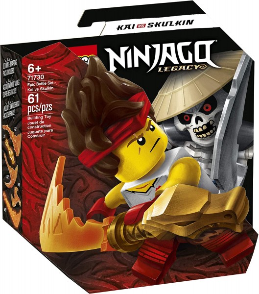 Lego Ninjago Epicki zestaw bojowy Kai kontra Szkielet 71730