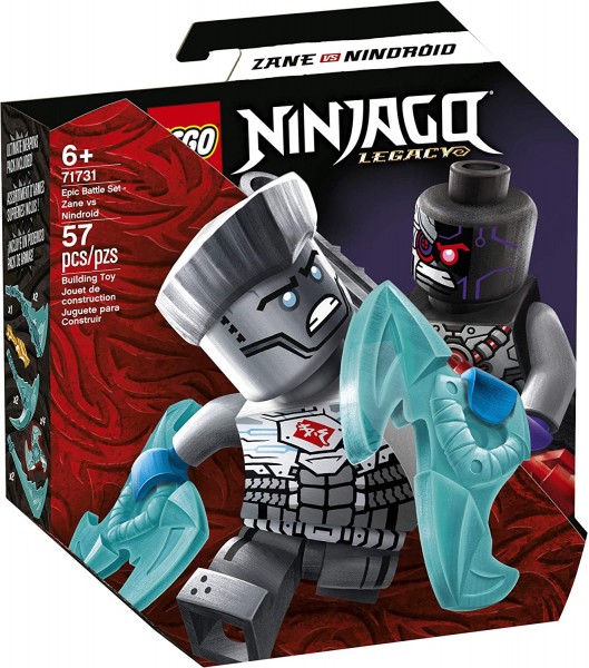 Lego Ninjago Epicki zestaw bojowy Zane kontra Nindroid 71731