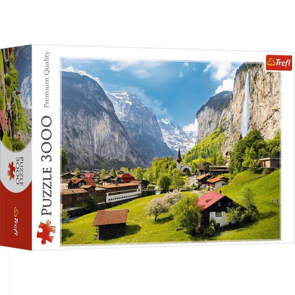 Trefl Puzzle 3000 elementów Lauterbrunnen Szwajcaria 33076