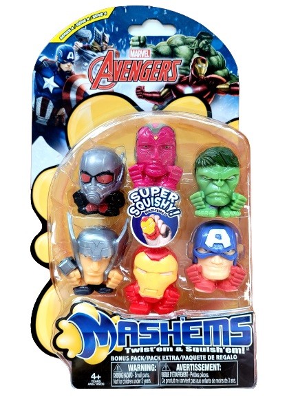 Avengers Mashems 6 Figurek Squishy
