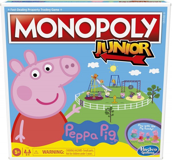 Hasbro Monopoly Junior Świnka Peppa F1656