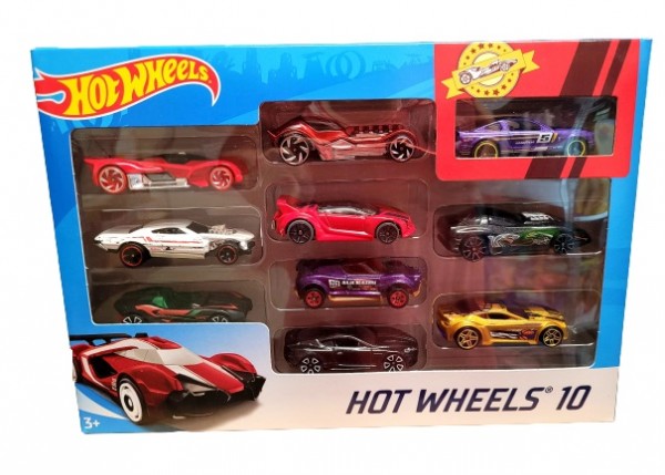 Mattel Hot Wheels Dziesięcipak Samochodziki 54886