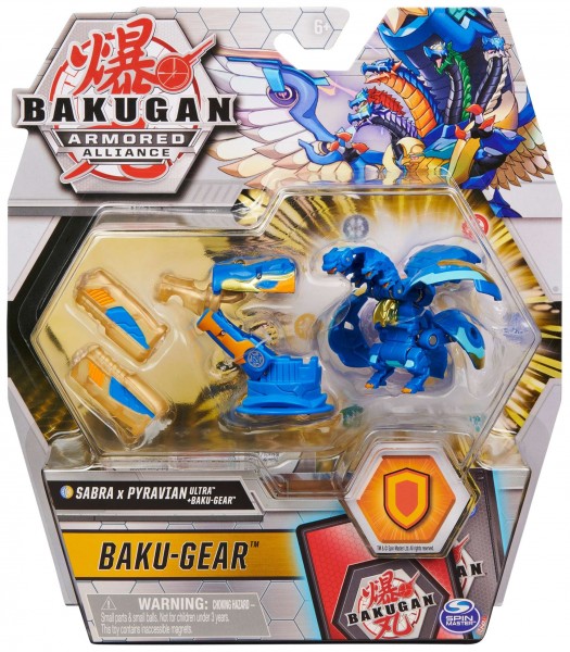Spin Master Bakugan Baku-Gear z Akcesoriami Sabra x Pyravian 6055887 20126003