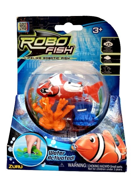 Zuru Robo-Fish Rybka i 2 Koralowce Czerwony Drapieżnik 2538