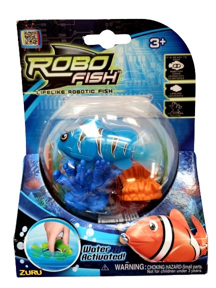 Zuru Robo-Fish Rybka i 2 Koralowce Niebieski Błazenek 2538