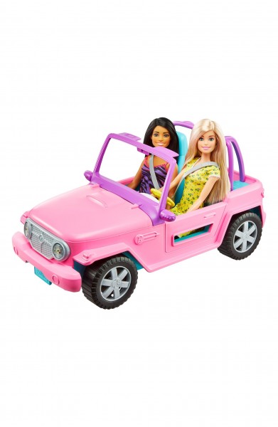 Mattel Barbie Auto Terenowe + 2 Lalki GVK02
