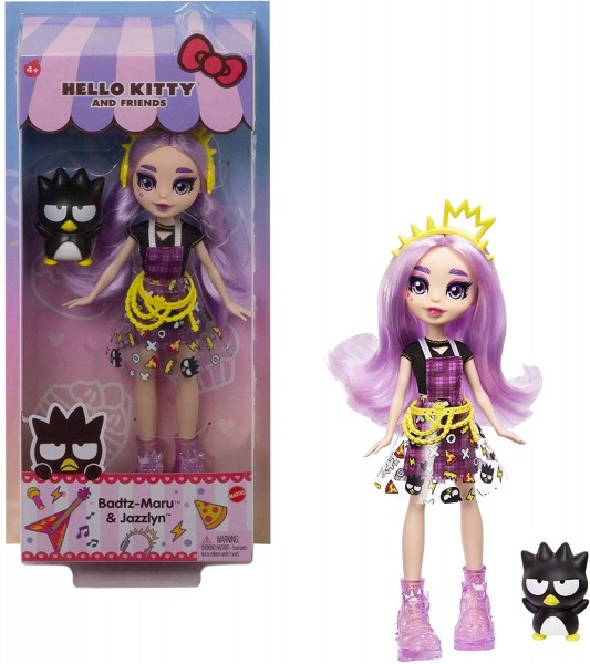Mattel Hello Kitty Lalka Badtz-Maru i Jazzlyn GWW95 GWW98