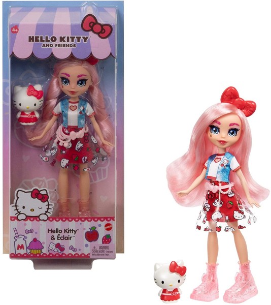 Mattel Hello Kitty Lalka Hello Kitty i Éclair GWW95 GWW96