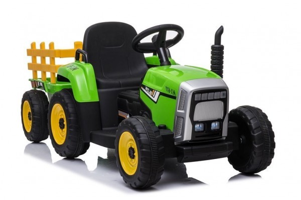 Traktor z Przyczepką YSA021A Zielony Na Akumulator
