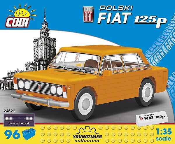 Cobi Klocki Samochód Polski Fiat 125p 24522