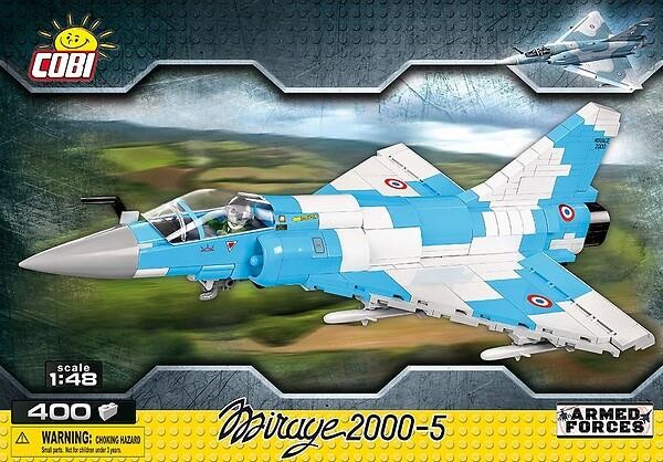 Cobi Klocki Samolot Mirage 2000-S 400 Elementów 5801