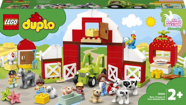 Lego Duplo Town Stodoła traktor i zwierzęta gospodarskie 10952