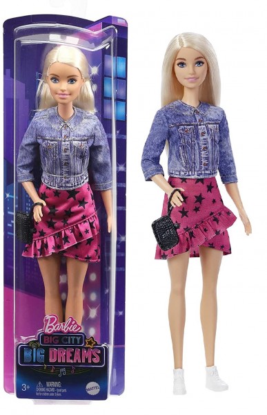 Mattel Barbie Big City Malibu Lalka Podstawowa GXT03