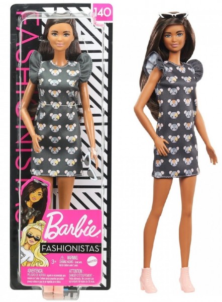 Mattel Barbie Lalka Fashionistas w Sukience GYB01