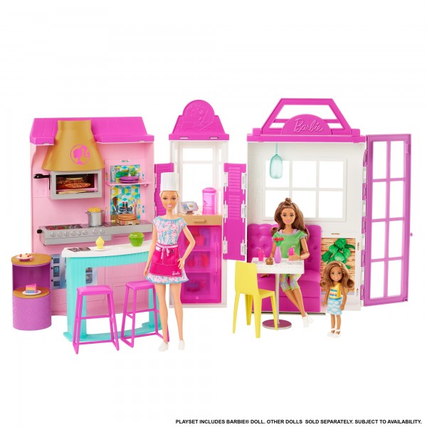 Mattel Barbie Restauracja Zestaw z Lalką HBB91