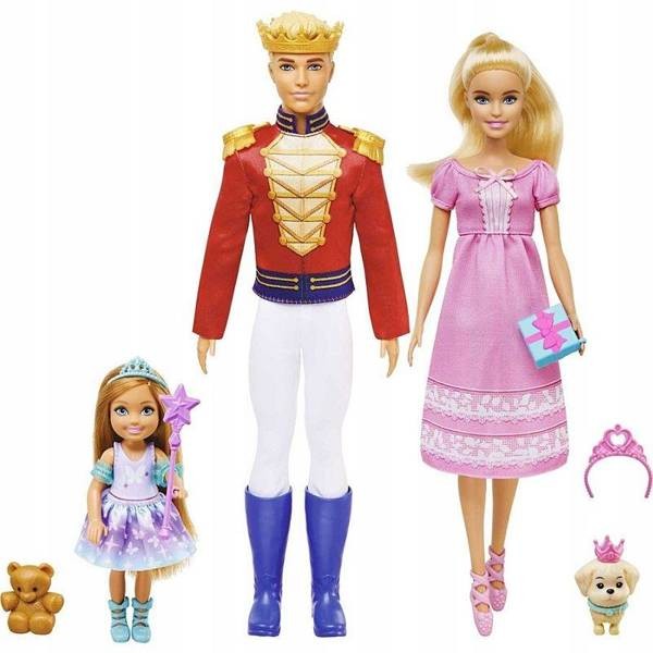 Mattel Barbie Rodzina Lalek z Serii Dziadek do Orzechów GXD61