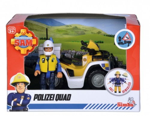 Simba Strażak Sam Quad Policyjny z Figurką 109251093038