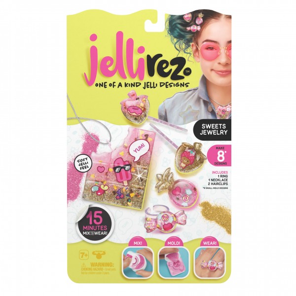 Tm Toys Jelli Rez Zestaw do robienia biżuterii Słodycze JEL10876