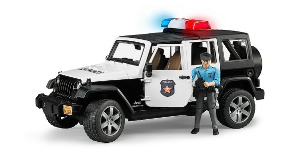 Bruder Samochód policyjny Jeep Rubicon z figurką U02526