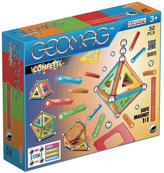 Geomag Confetti 32 elementy GEO-350