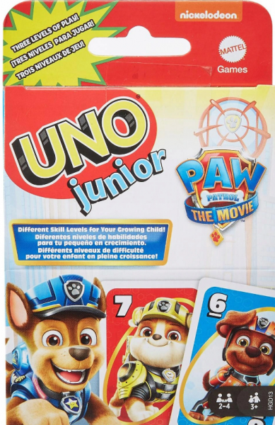 Mattel Uno Karty Psi Patrol Junior HGD13