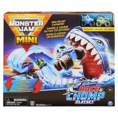 Spin Master Monster Jam Minis Zestaw Wyścigowy z Autkami  6060718