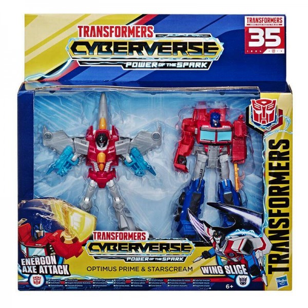 Hasbro Transformers Cyberverse Optimus Prime i Starscream E5557