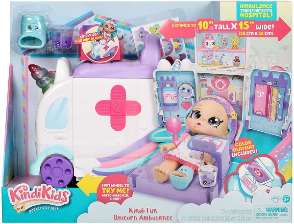 TM Toys Kindi Kids Ambulans Jednorożec 50040