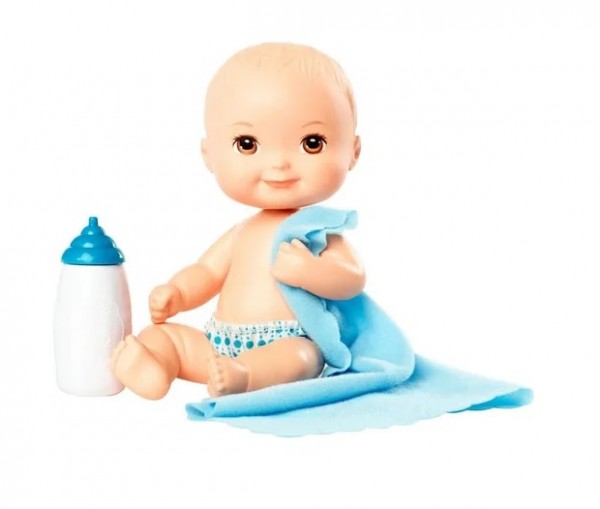 Mattel Little Mommy Mini Bobas 15 cm z Akcesoriami Niebieski FLB35 FLB38