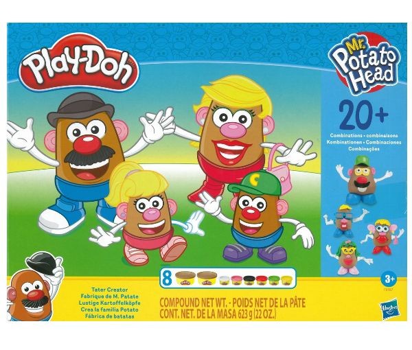 Hasbro Play-Doh Ciastolina Zestaw Pan Ziemniak 8 Tub F0587