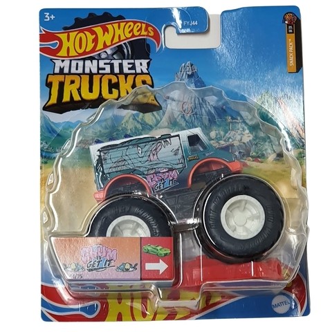 Mattel Hot Wheels Monster Trucks Pojazd 1:64 Chum n' Get It FYJ44 HHG64
