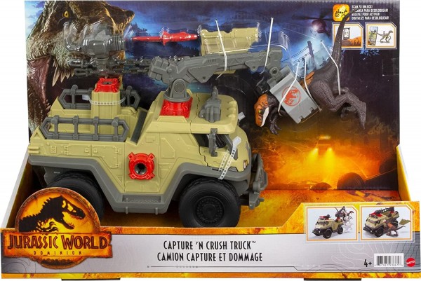 Mattel Jurassic World Pojazd Łapacz Dinozaurów GWD66